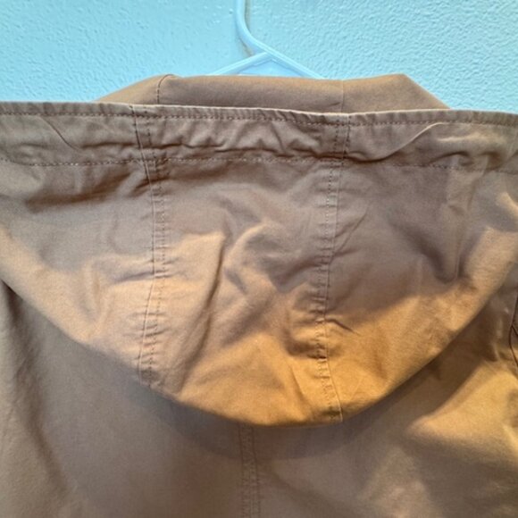 Forever 21 Camel Hooded Anorak Jacket - Women's Medium - Picture 5 of 12